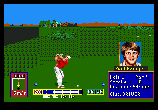 Скриншот игры PGA Tour Golf II